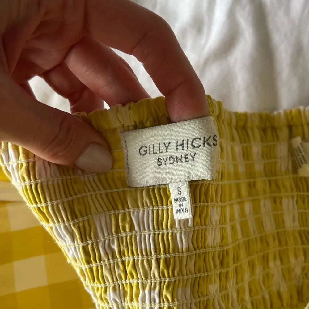 gilly hicks holister gingham bandeau -holister - Picture 3 of 3